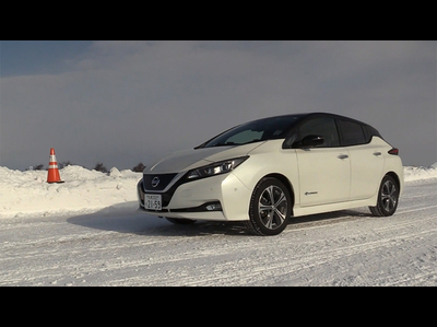 日産メディア向け雪上試乗会 公式映像（リーフ）