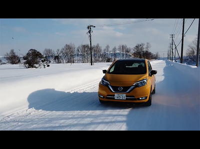 日産メディア向け雪上試乗会 公式映像（ノート e-POWER）