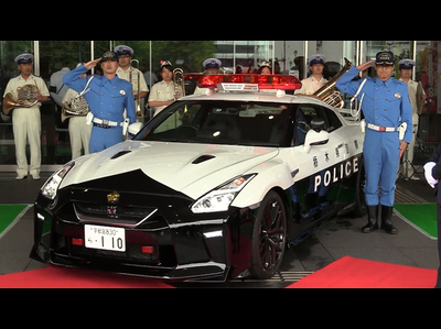 日産、R35 GT-Rのパトカーを栃木県警に納入（公式プロモーションビデオ）