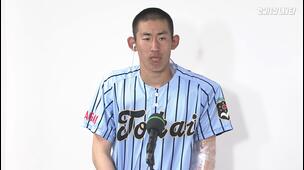 センバツ高校野球 鳥取城北 東海大相模 2回表 東海大相模 佐藤 優真の打席 一死二塁 レフトへのタイムリーヒットで先制 スポーツナビ センバツlive