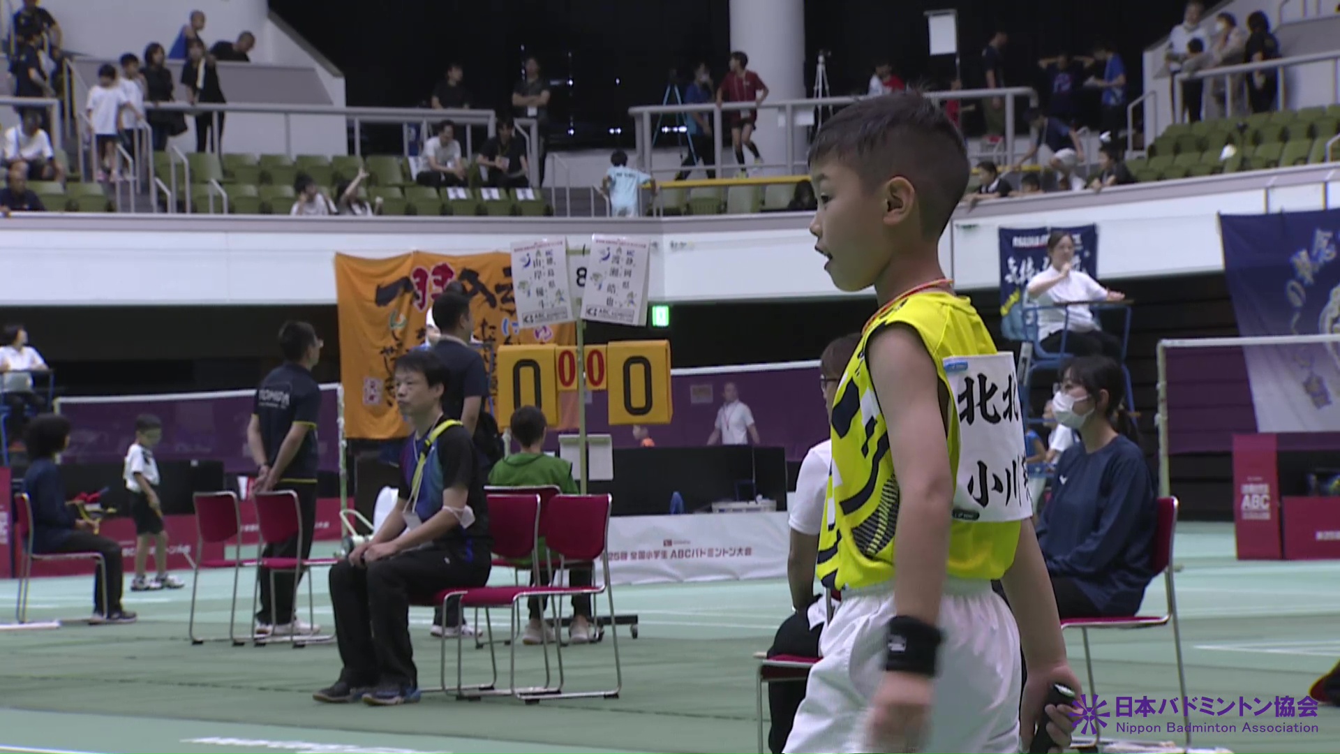 【第２５回ダイハツ全国小学生ＡＢＣ大会】男子Ｃグループ予選リーグＥブロック（小川慈稀 vs 新垣賢人)