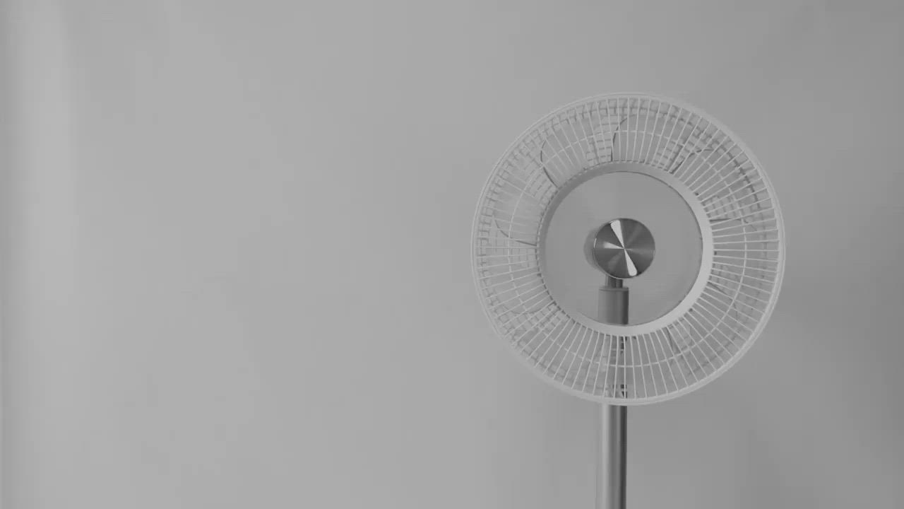 扇風機 9枚羽 ソフト気流 首振り 風量12段階 静音 DCモーター リビング 扇風機 DCモーター 【 SuspeFan 】 ホワイト 風量12段階 9枚羽