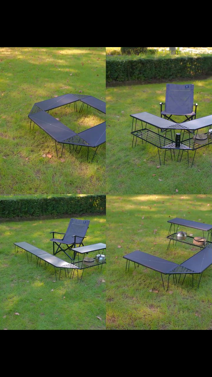 フィールドラック、およびキャンピングムーン 拡張 三角コーナー エクステンション CAMPINGMOON フィールドラック 天板 4枚 セット 連結 拡張