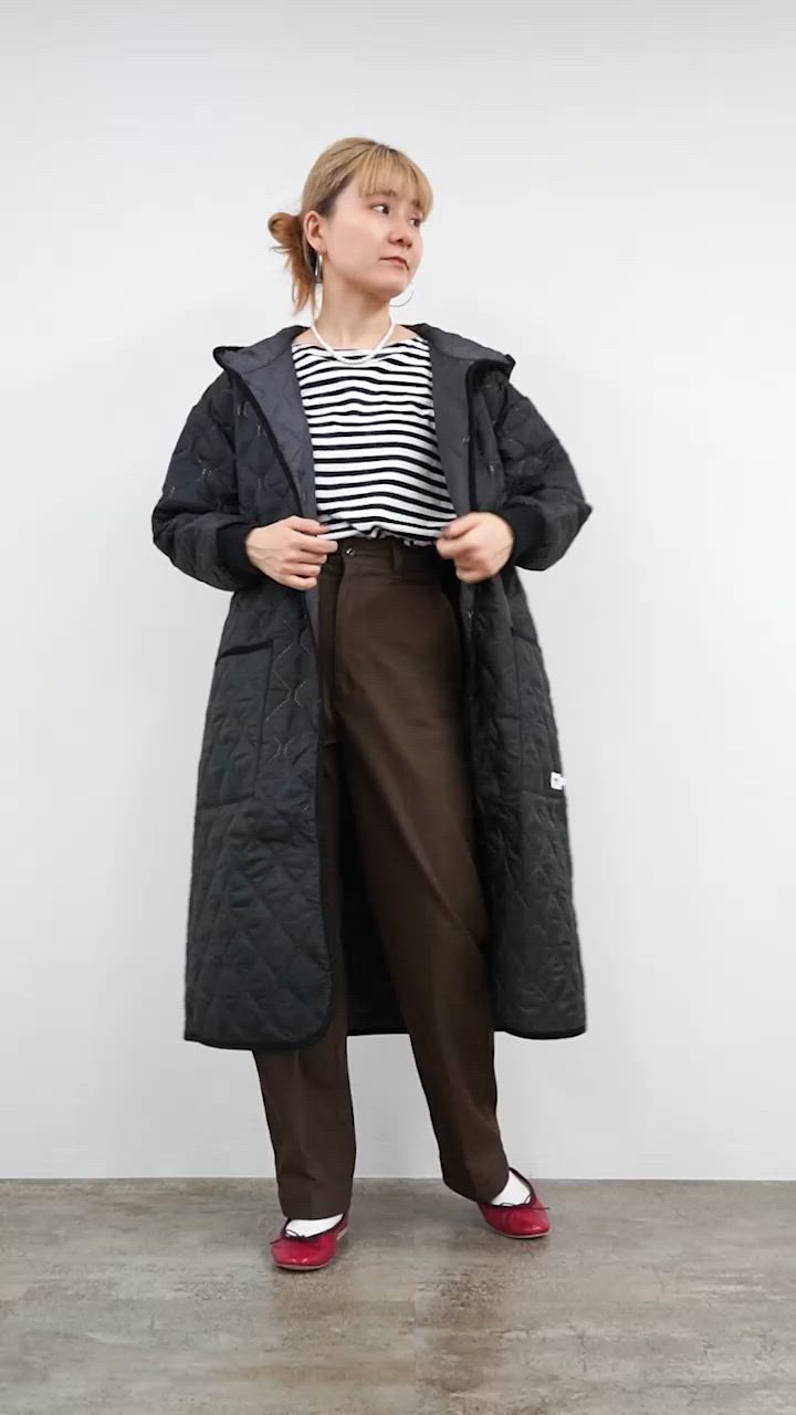ARMEN（アーメン） オーバーサイズ フーデッド コート｜ROCOCO