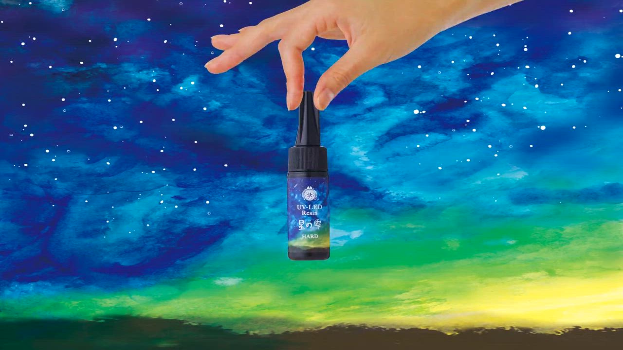 PADICO レジン液 UV-LEDレジン 星の雫 ハード 詰替用 500g（2本