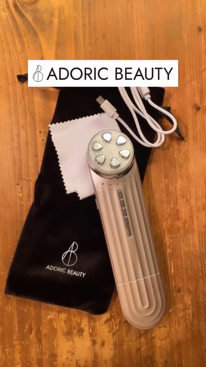 ADORIC BEAUTY 高評価☆4.58 美顔器 EMS ラジオ波 LED