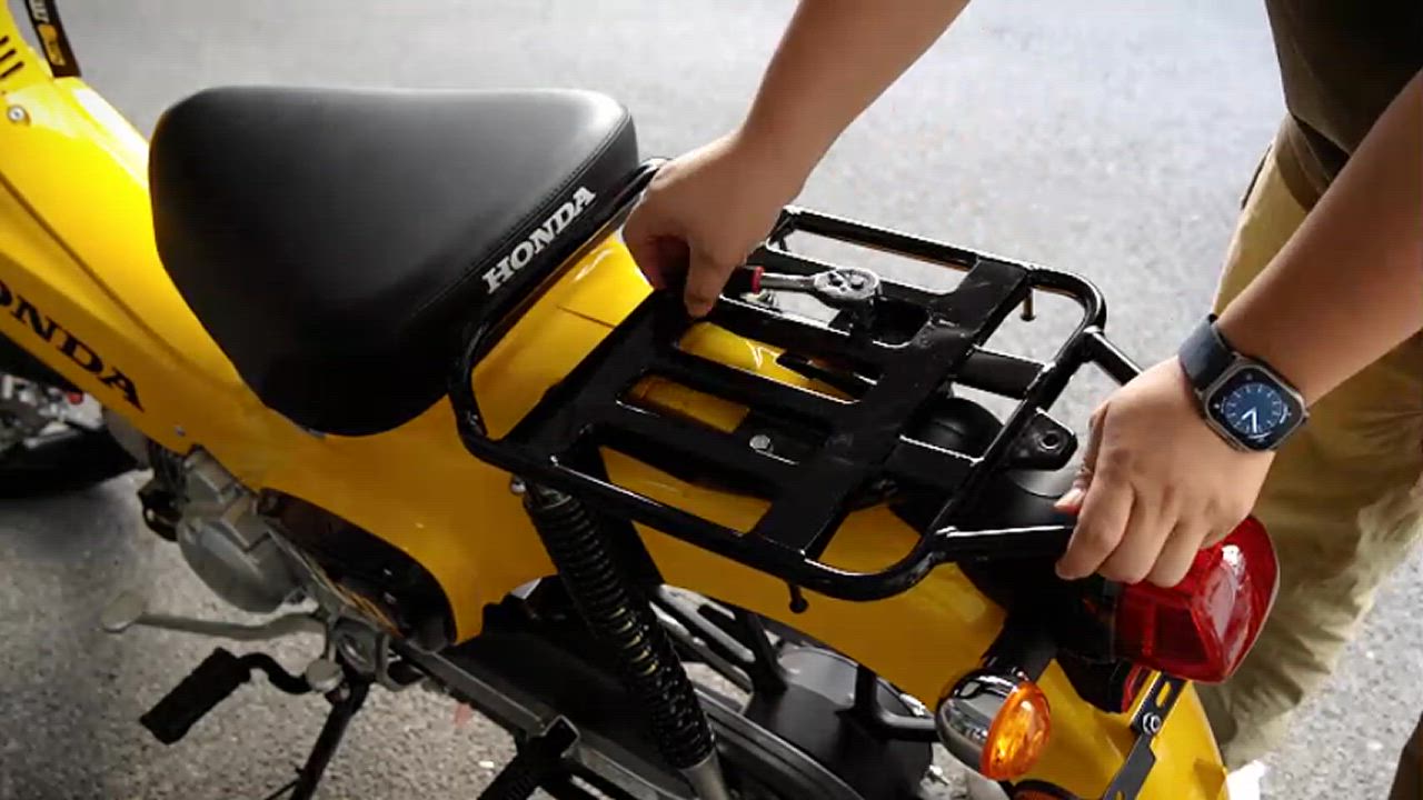 ポ*ン様 HONDA クロスカブ 純正 シート＋リアキャリア クロスカブ ホンダ スーパーカブ リアキャリア 50 110 ダブル