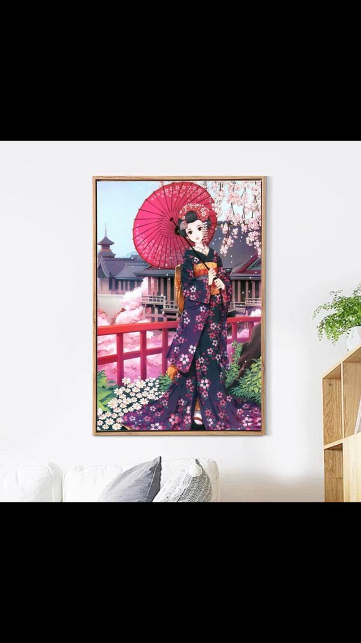 文房具　高級品　刺繍　仕女図 十人の絶世美女 縁起物　インテリア　置物 Amazon | Weiniuniu刺繍クロスステッチキット着物姿の女性