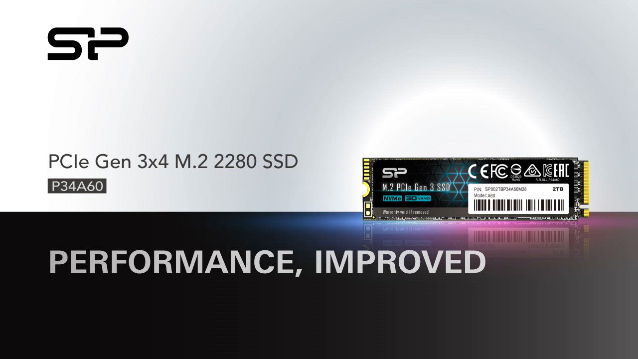 Silicon Power シリコンパワー SSD 2TB 3D NAND採用 M.2 nvme