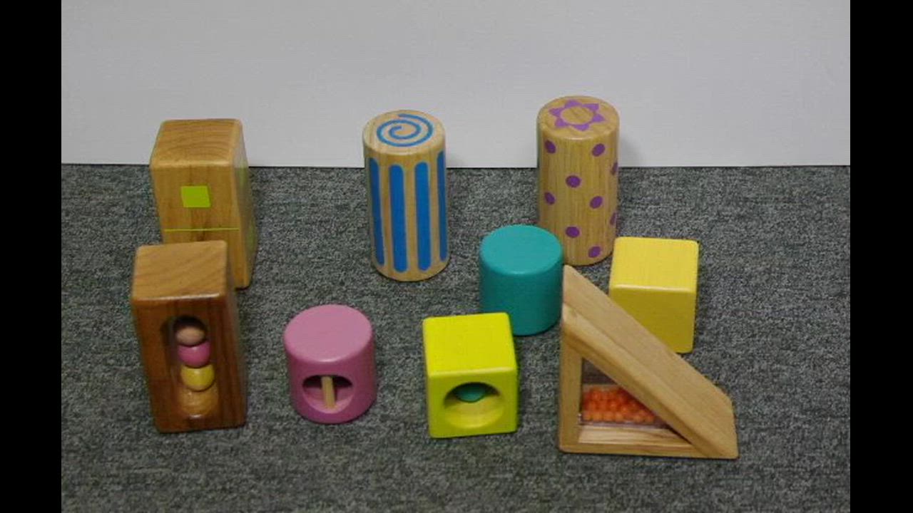 エド・インター 音の鳴るつみき 積み木 知育玩具 1歳 一歳 木製