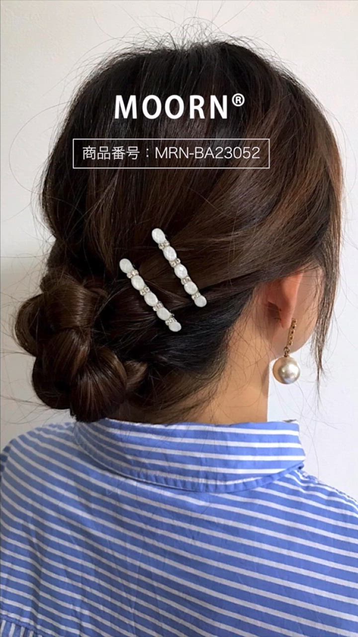 50% OFF 以上 - レディース福袋 MOORN バレッタ ミニ 小さめ 2個セット ミニバレッタ ヘア ヘアアクセサリー