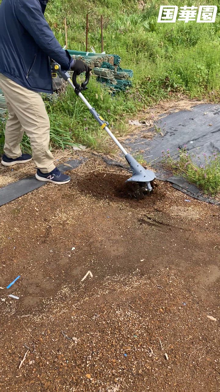 耕運機 耕うん機 家庭用 充電式 18V 充電式耕耘機 1台 4枚刃