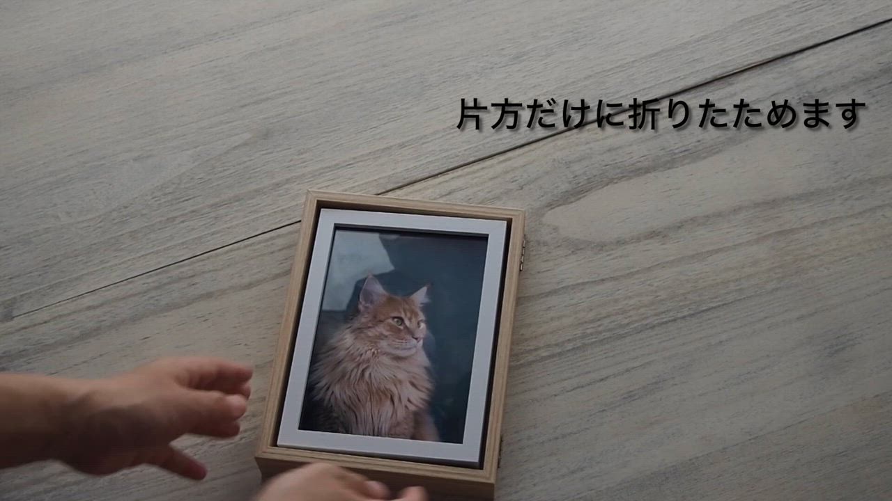 木製ガラス面額縁　2個 murakumomura_pst5