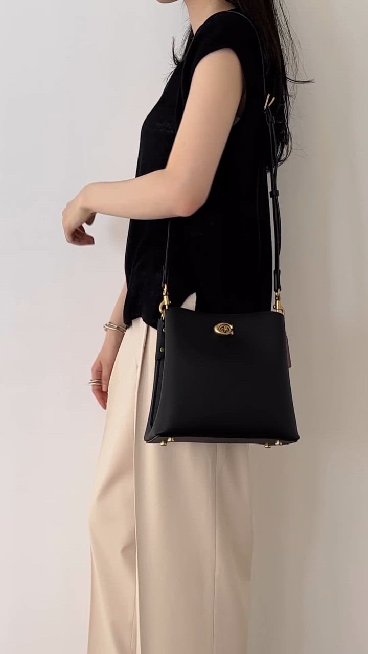 コーチ/COACH ウィロウ　バッグ C3916 ブラック バケットバッグ/美品 楽天市場】コーチ ハンドバッグ レディース ウィロウ バケット