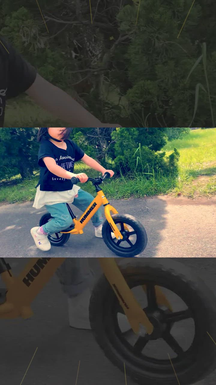 HUMMER キックバイク バランスバイク 子供用 自転車 練習