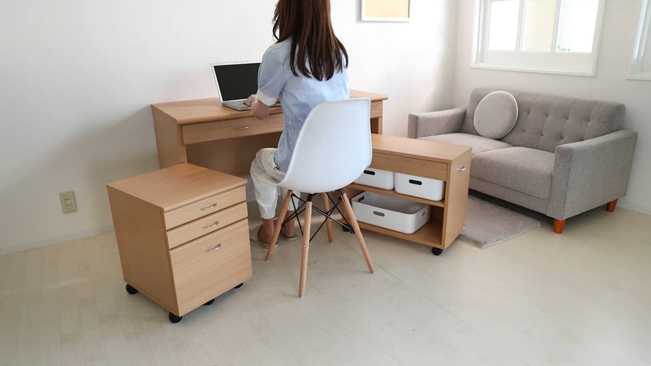 【新品総額31万円超】大塚家具 テリトリー デスク＋チェスト2台セット① 新品総額31超】大塚家具 テリトリー デスク＋チェスト2台セット①