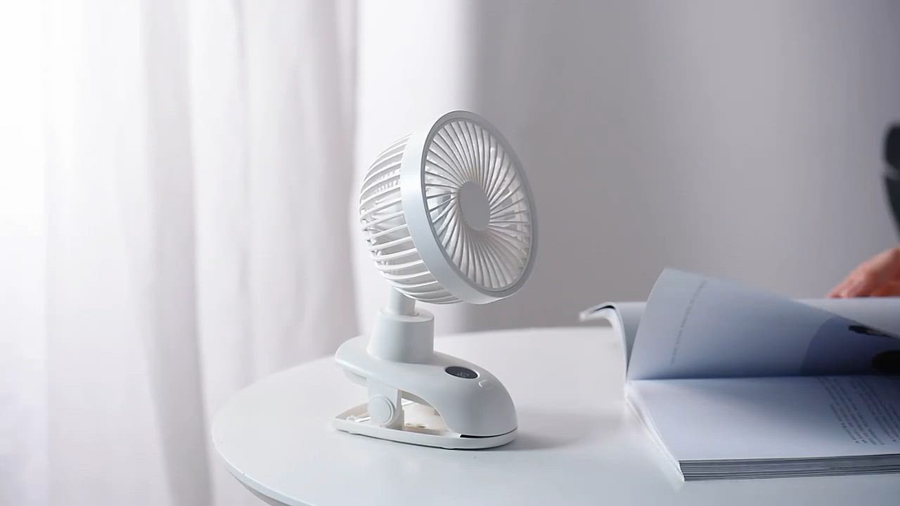 卓上扇風機 小型 クリップ扇風機 自動首振り 静音 ミニ USB