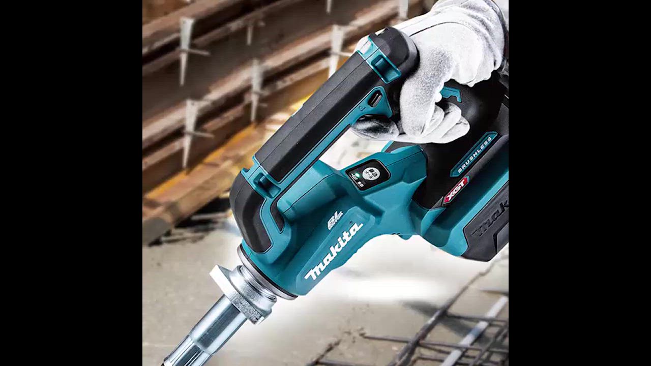 マキタ 40V 充電式コンクリートバイブレータ VR001GZCM 振動部径Φ38ｍｍ/シャフト長さ1.2ｍ バッテリ・充電器別売 40Vmax マキタ(makita) VR001GZCM 充電式コンクリートバイブレーター 40V 振動