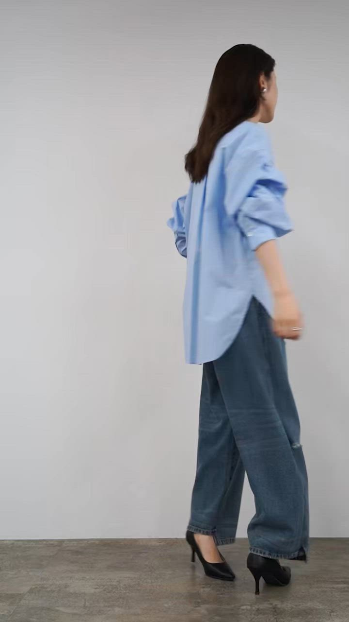 YENN（イェン） パデッド カラーシャツ / レディース トップス