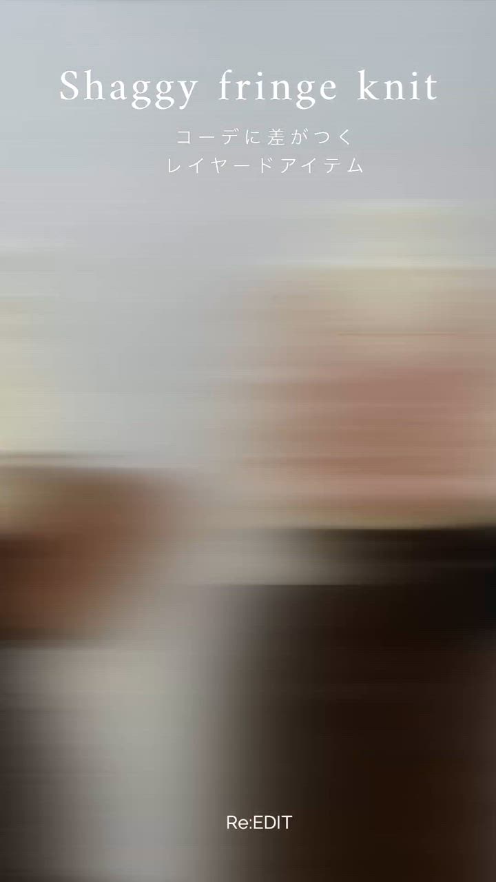 【まとめ買い】 キャミソール レディース トップス ジレ ベスト ノースリーブ シャギー フリンジ Vネック 2025秋冬 | Re:EDIT | 24