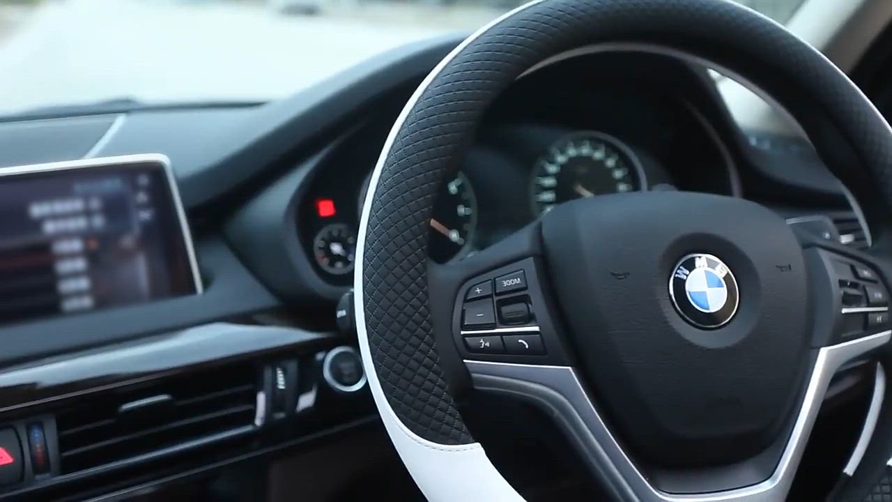 マツダ ６セダン ワゴン ハンドルカバー サンシェード O型 握りやすい 潤い手触り 滑り止め 耐熱 高級合成革 車用品 YD-OS | ブランド登録なし | 23