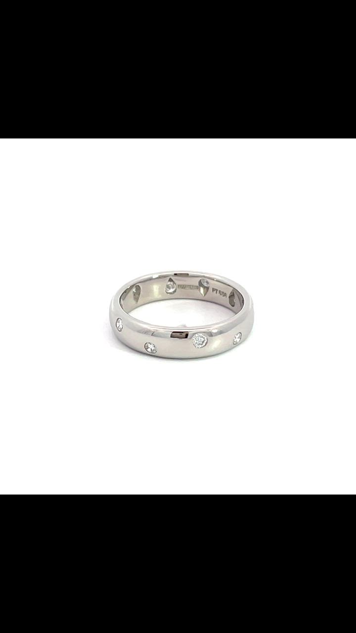 TIFFANY&Co. ティファニー ダイヤモンド ドッツ リング Pt950