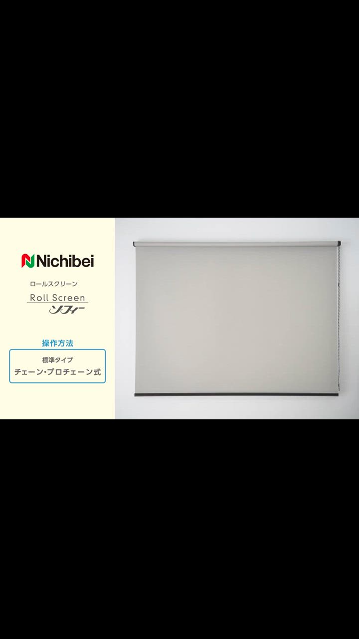 ニチベイ ロールスクリーン オーダー ソフィ 防炎 ルラン