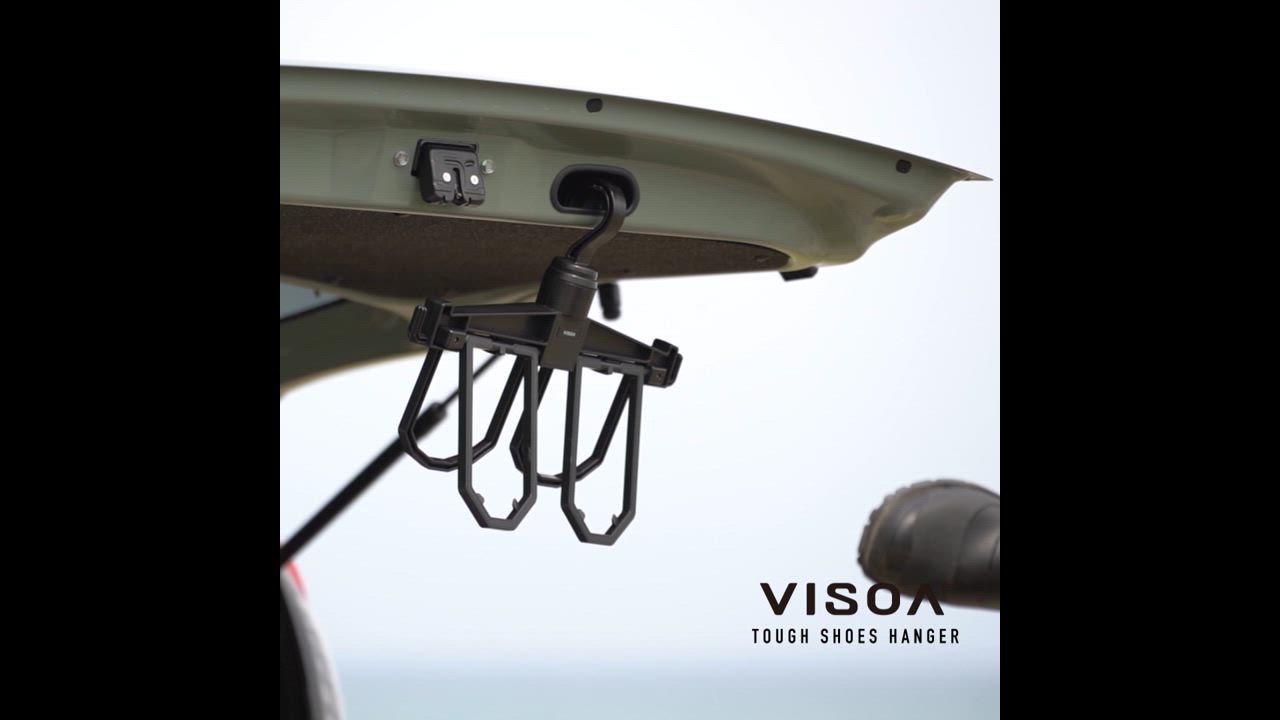 U-A24 シューズハンガー タフ ウェーダー 磯靴 長靴 等の大サイズの 靴等を掛けることができる 干して 乾燥 水切り 高剛性 ハンガー VISOA YAC | VISOA | 10