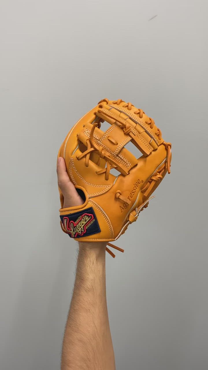 Slugger Aggressive 野球用グローブ グレー 久保田スラッガー Slugger Aggressive KSN-L7S 内野手 軟式用