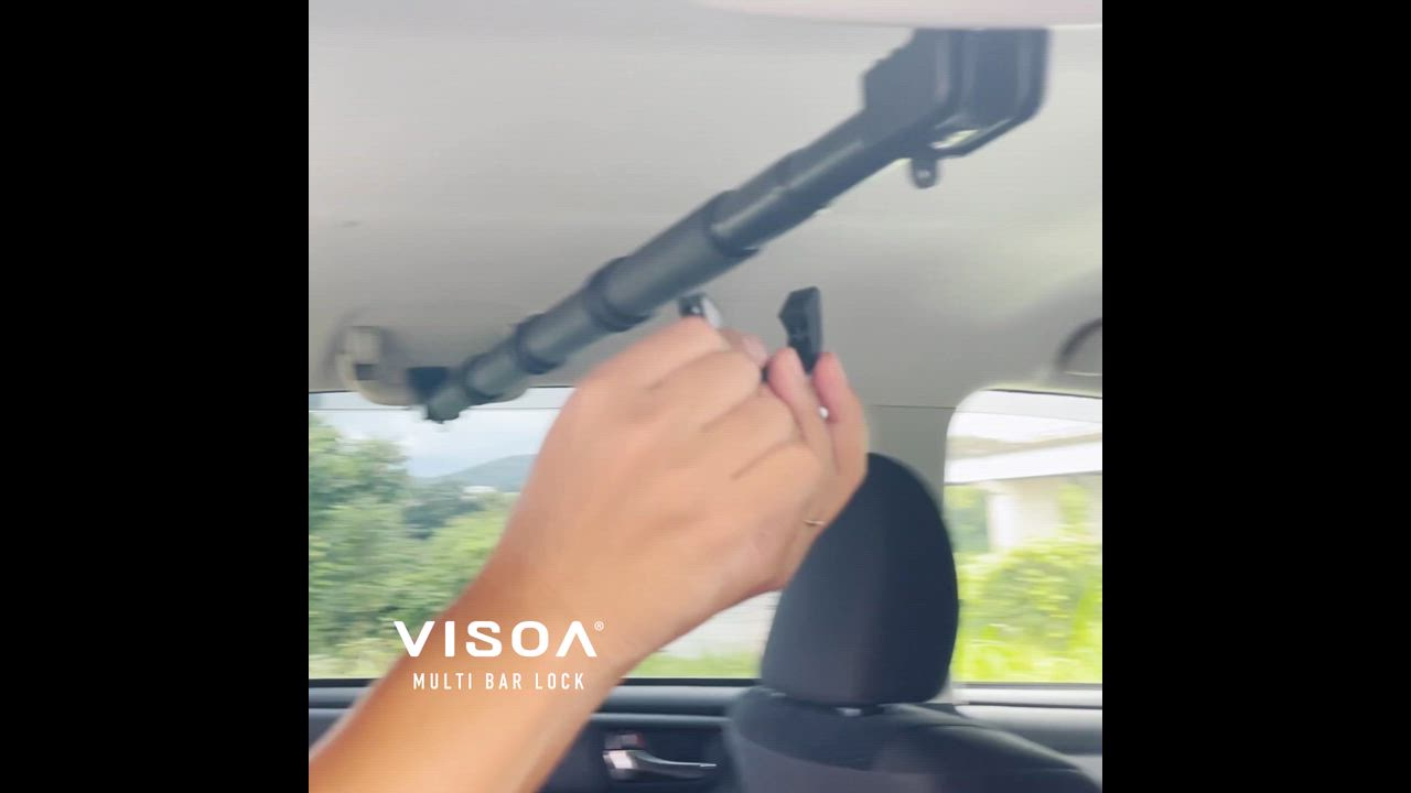 VISOA U-A11 マルチバー用 つっぱりロック 車内用バー を