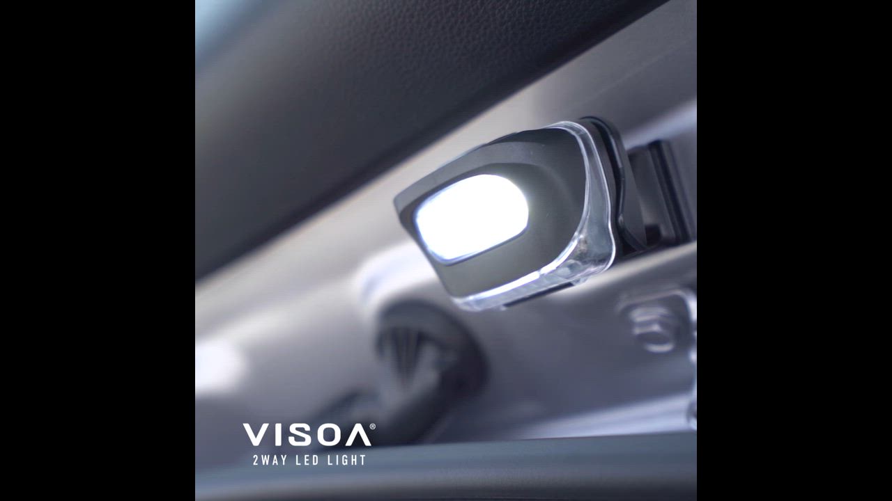 VISOA U-A32 2way LED ライト 車 マグネット フィッシングベスト