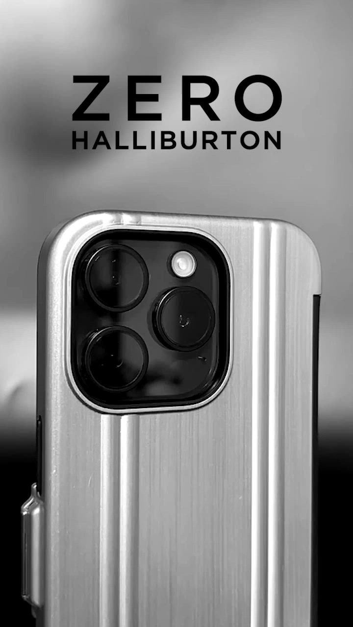 ZERO HALLIBURTON iPhoneケース MagSafe対応 iPhone16 16e 16Pro