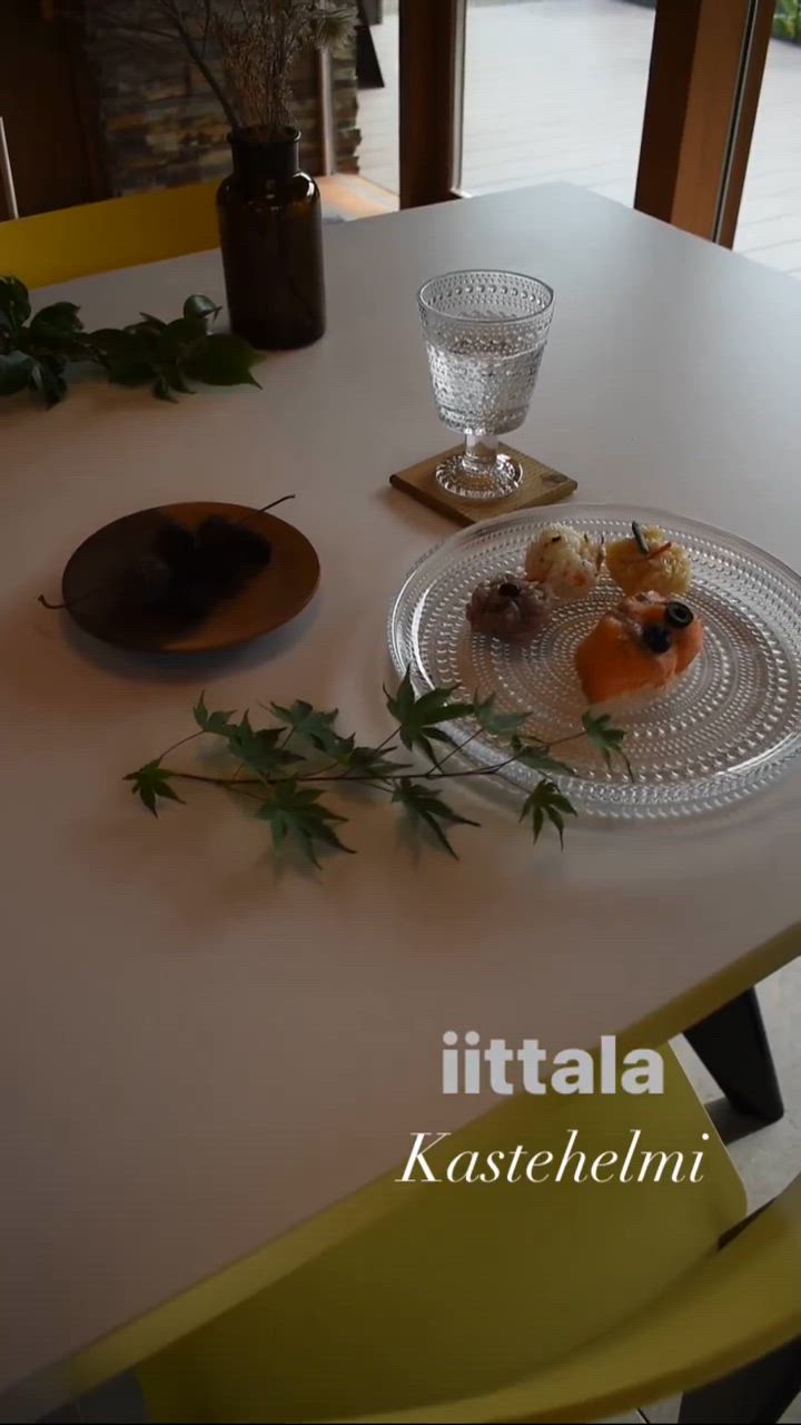 【新品】Kastehelmi 食器セット プレートとグラス4個 iittala イッタラ カステヘルミ 4点セット ボウル 230ml×2点