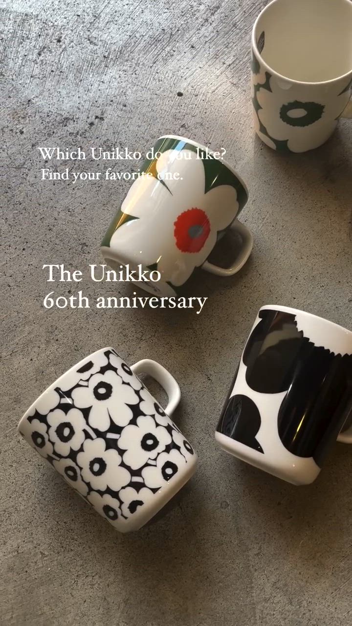 Unikko 60th Anniversary マグカップセット 250ml 楽天市場】マリメッコ 食器 MARIMEKKO Unikko 60th Anniversary