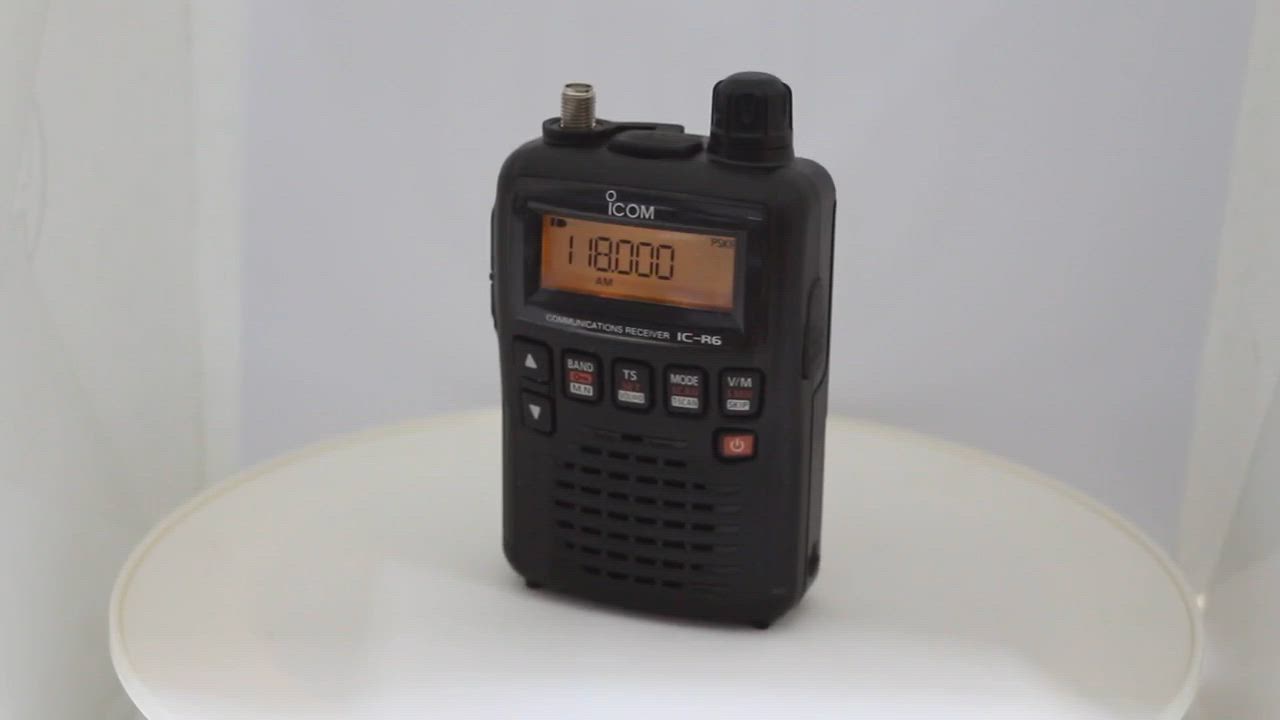 IC-R6(ICR6) 広帯域受信機(レシーバー) ICOM アイコムノーマルか