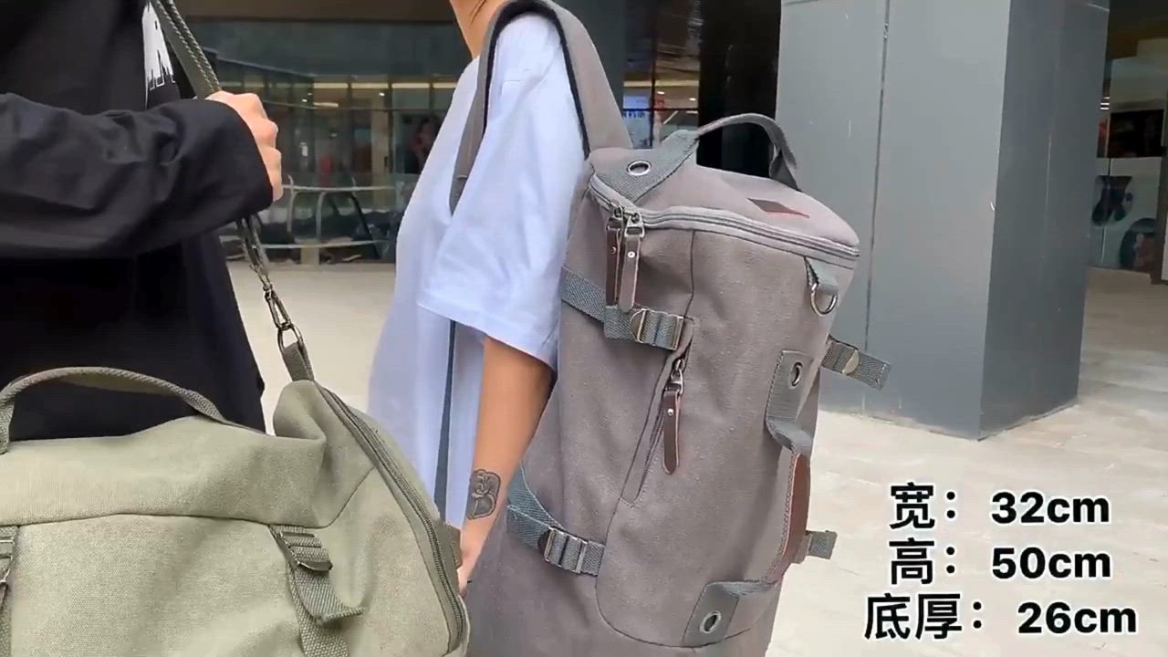 リュック リュックサック ボストンバッグ 帆布 ドラムバッグ