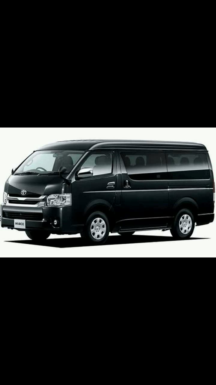 リア (b) ハイエース 210系 5D ワイド Htype (15%) カット済みカーフィルム ダークスモーク スモーク KDR KDH TRH 211 216 トヨタ カーフィルム カット済み リアセット ハイエース 210系 5