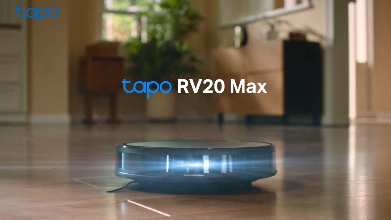 TP-Link Tapo RV20 Max 薄型ロボット掃除機 楽天市場】Tapo 超薄型2in1ロボット掃除機 2700pa強力吸引 水