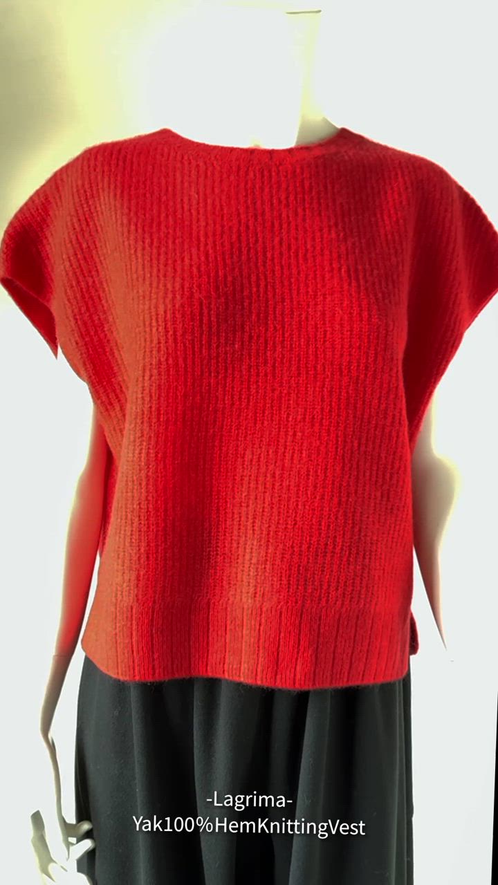 『 ヤク100％畔編みベスト 』 ミセスのベスト 大人のベスト リラックスベスト 40代 50代 60代 大人のファッション かわいい おしゃれ 秋 冬 秋物 冬物 |  | 28