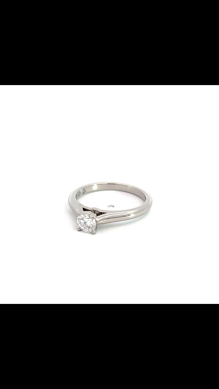 Mamamam⭐︎Cartier☆ペアリング☆1Pダイヤ☆美品 CARTIER カルティエ ダイヤモンド #46 リング・指輪 K18イエロー