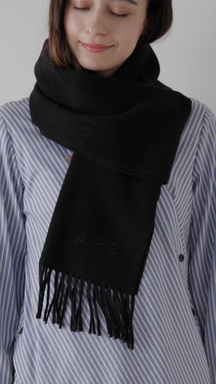 【新品未使用】A.P.C マフラー　ユニセックス A.P.C. メンズマフラー｜ファッション小物｜ファッション