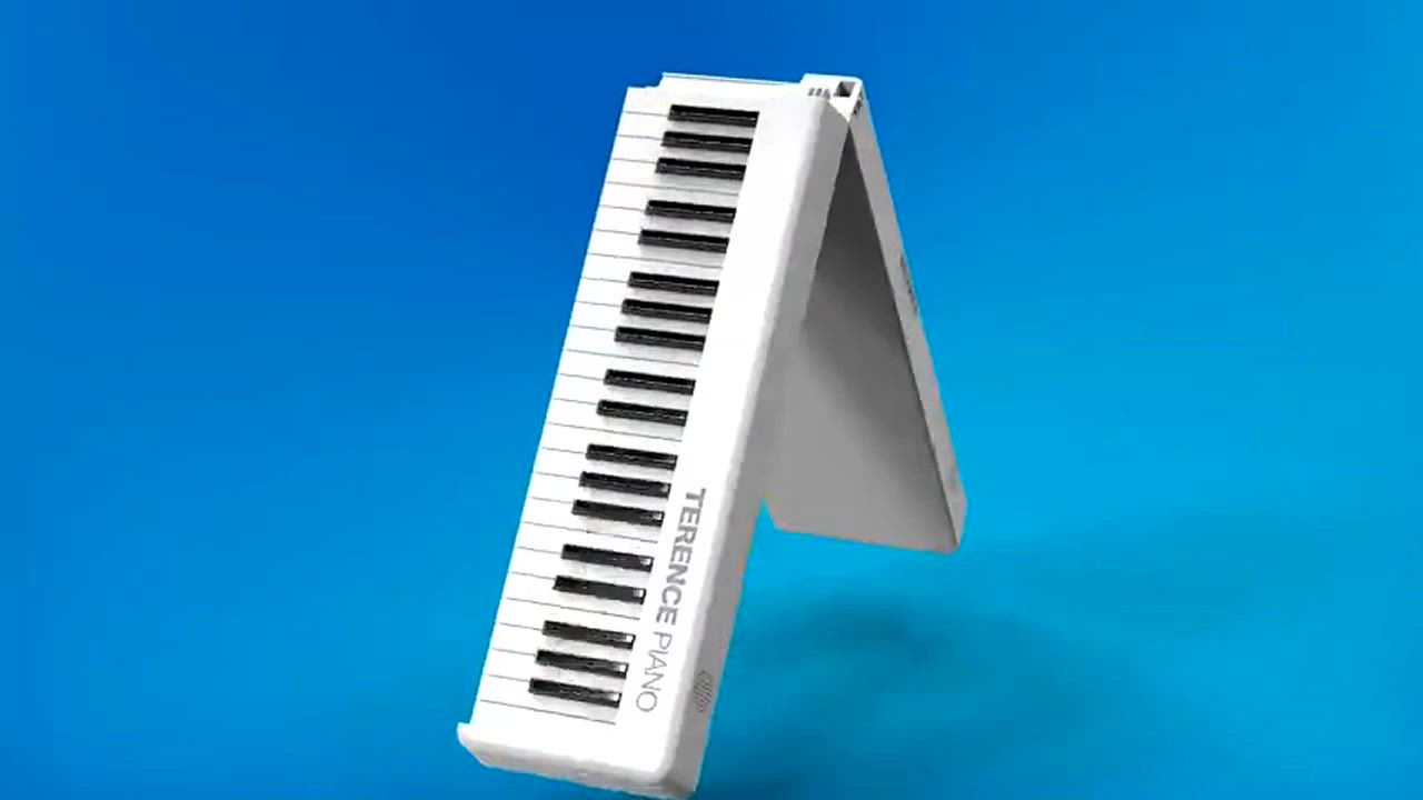 電子ピアノ 88鍵盤 TERENCE 折り畳み式 キーボード 充電可能