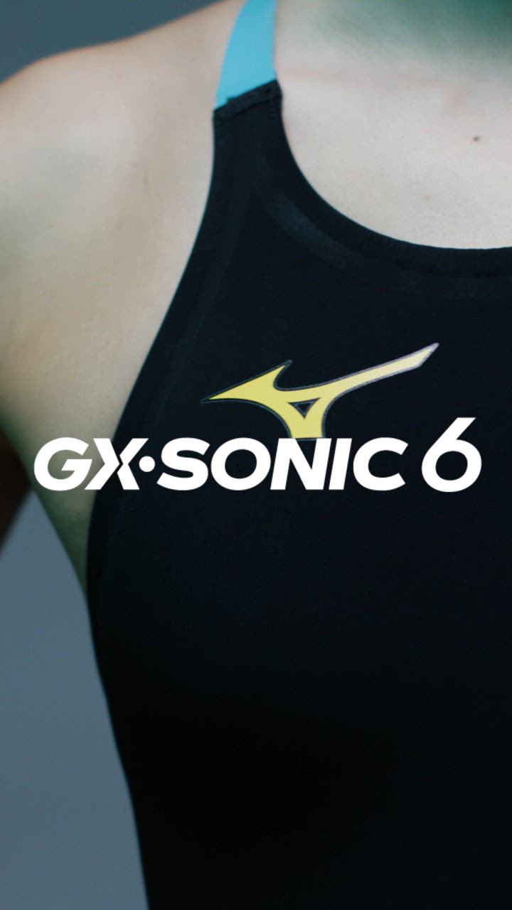 ❤️Mizuno❤️競泳水着GX:SONIC 6 ET ブラック/レッド　レディース フラットスイムを追求したレーシング用競泳水着（GX・SONIC