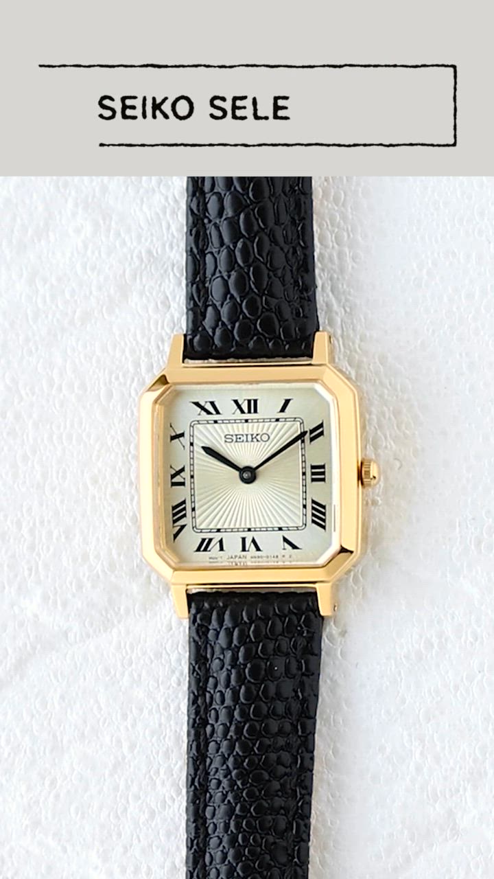 SEIKO スクエアケース 腕時計 黒 セイコー スクエアのおすすめ人気商品一覧 通販 - Yahoo