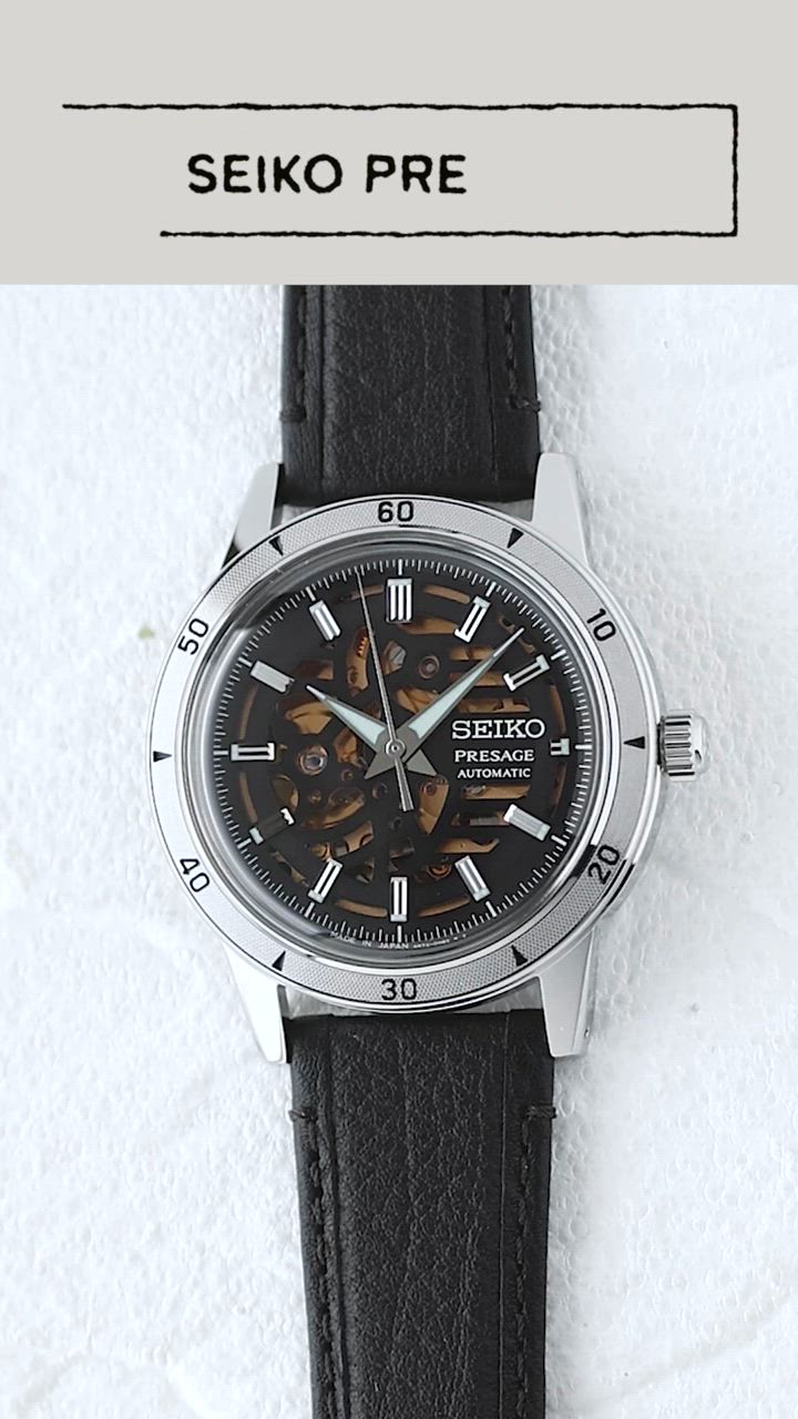 SEIKOセイコープレサージュブラックオートメンズ自動巻きヴィンテージ腕時計 楽天市場】プレサージュ（シリーズメカニカル（セイコー