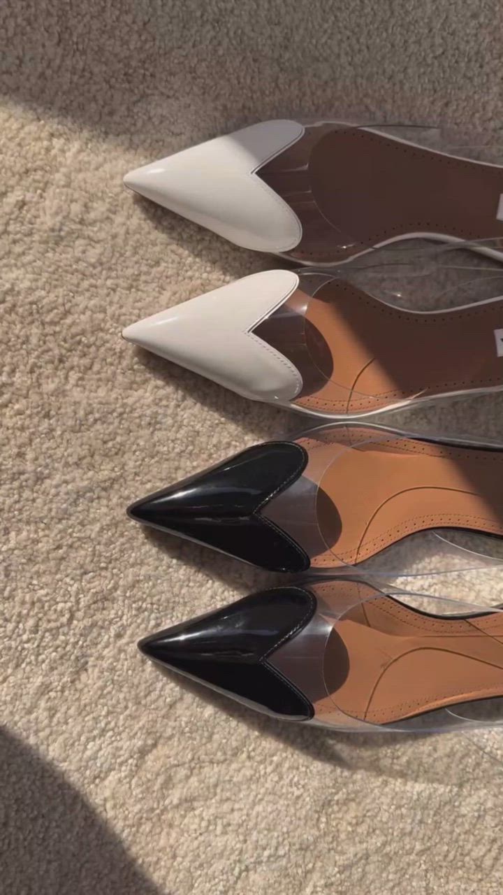 パンプス Alaia mule Alaïa Fishnet & Leather Mules | Saks Fifth Avenue