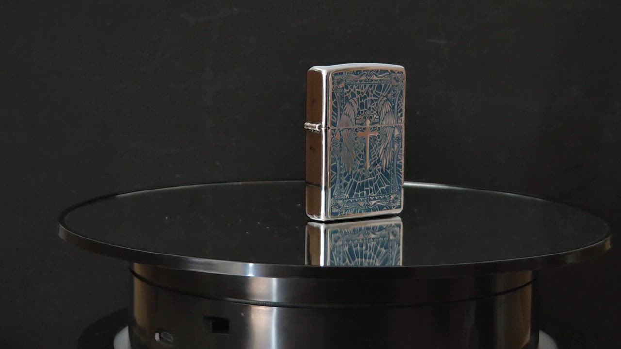 zi 165　エンジェル　クロス　ジッポー ZIPPO エンジェルクロス ピンク ジッポライター ロゴ 十字架