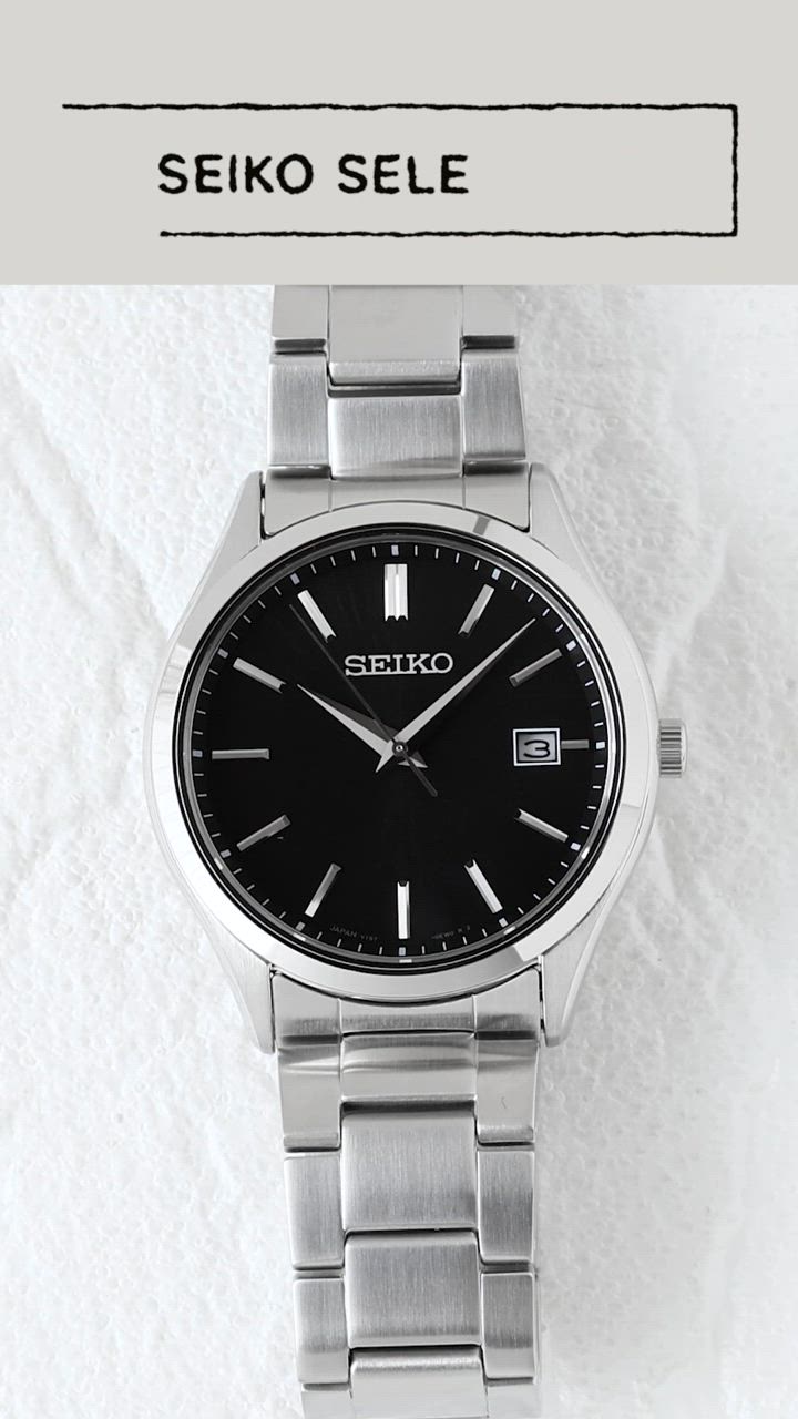 SEIKO SELECTION SBPX147 ソーラー　ブラック　日本製 nanaple_sbpx147
