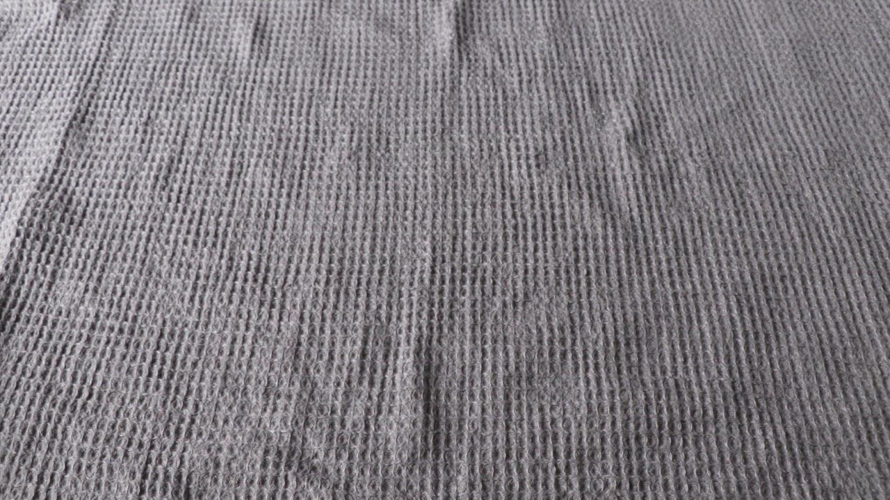 【20周年限定モデル】リネンワッフル-ハグ(Hug)/スモークグレー 生地の森 50cm単位 【 数量限定 生地 布 リネンワッフル 厚地 無地 ベルギーリネン 限定カラー】 | 生地の森 | 08