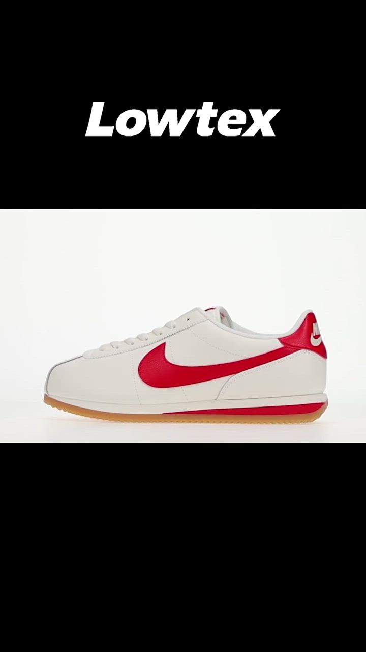 ナイキ コルテッツ NIKE CORTEZ レザー 白/ 濃赤 限定値下中 Nike Classic Cortez Leather 